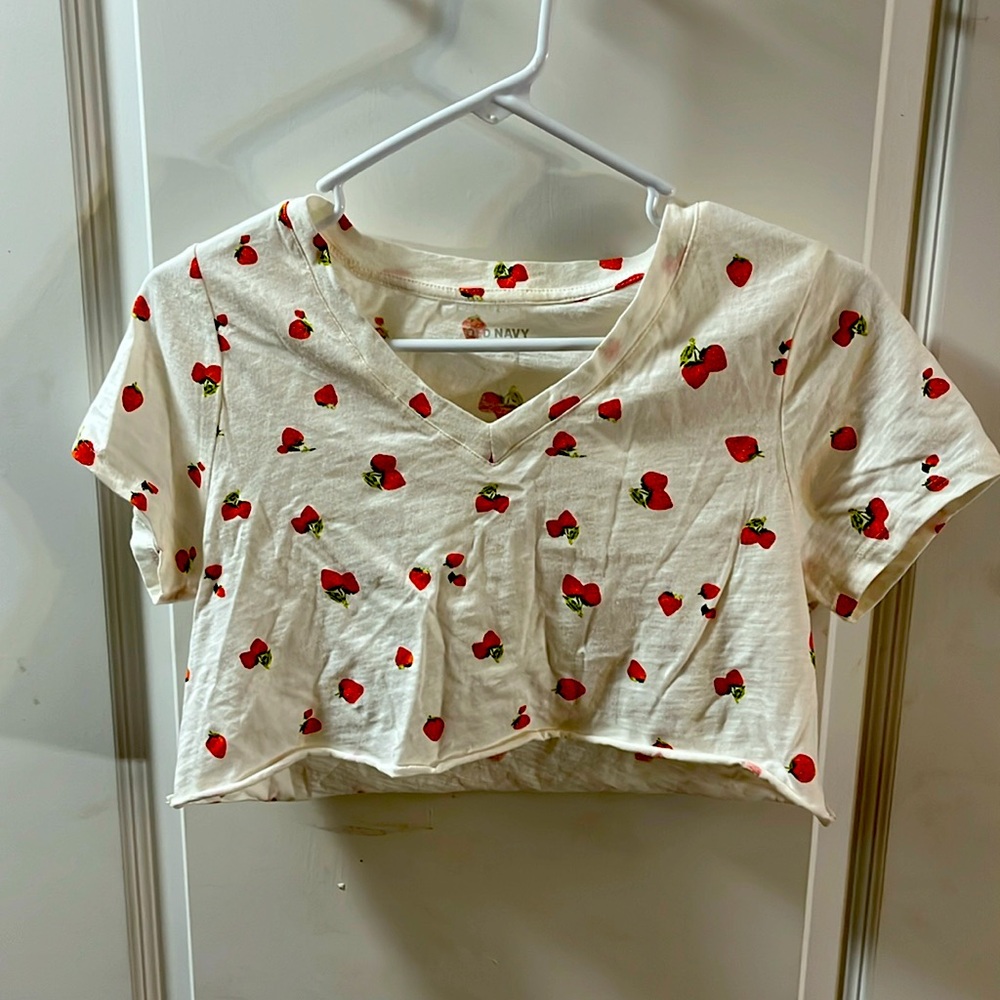 Old Navy strawberry t shirt
